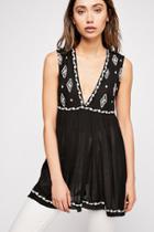 Sleeveless Diamond Embroidered Top By Free People